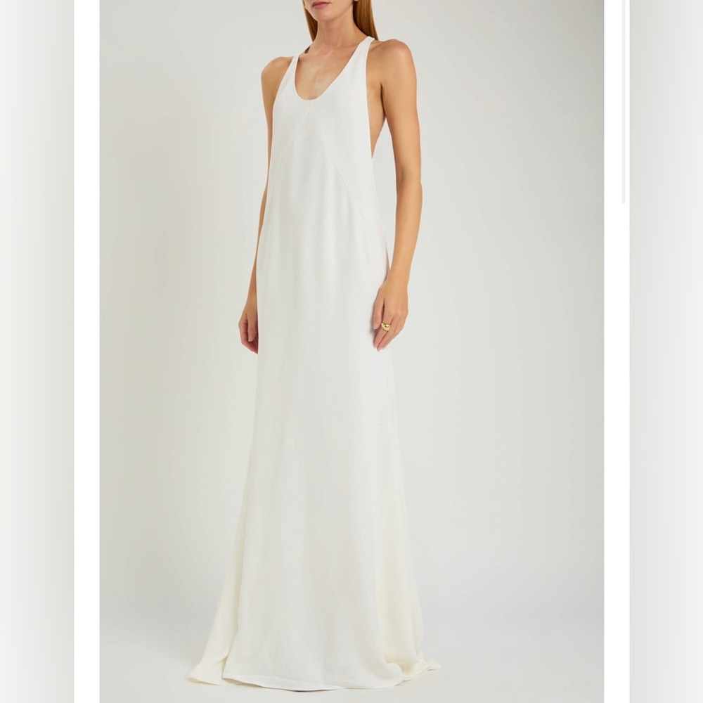 Jacquemus La Marcel Crepe Maxi Dress